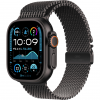 Apple Watch Ultra 2 49mm Black Titanium Case with Black Titanium Milanese Loop - M (MX5U3) в Одесі