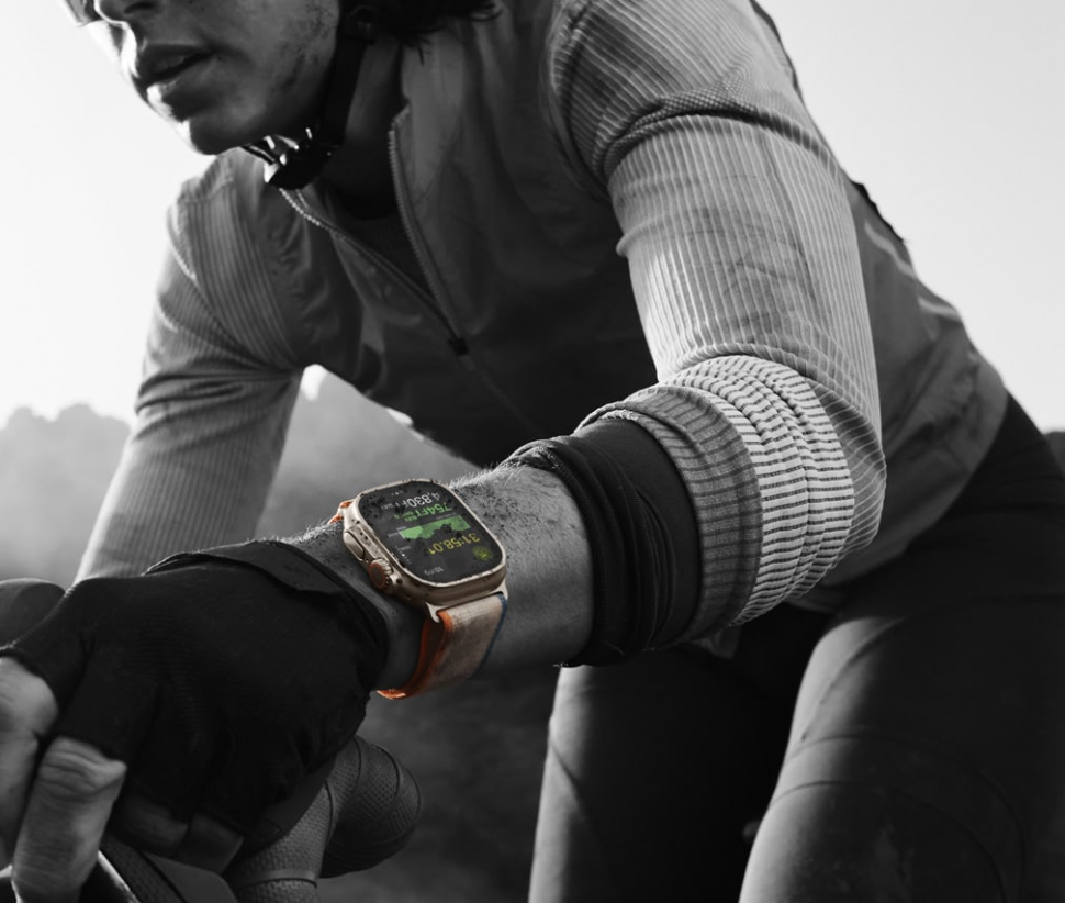 on the hand apple watch ultra 2
