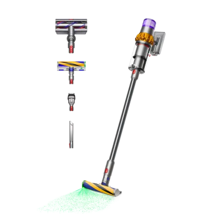 Бездротовий пилосос Dyson V15 Detect Absolute 2023 Yellow/Nickel (446986-01)