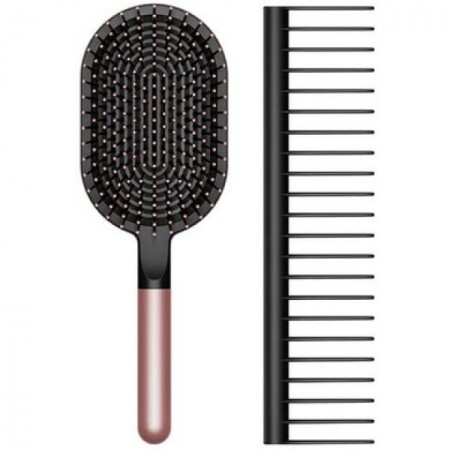 Набір Dyson-designed Paddle brush + Detangling comb Rosе/Black (965003-05)  у Чернівцях