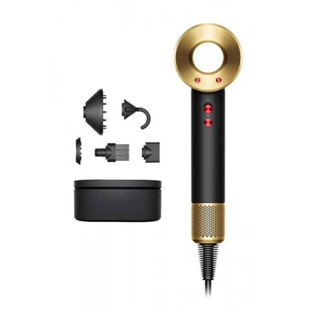 Фен Dyson HD07 Supersonic Special Gift Edition Onyx Black/Gold (534017-01)