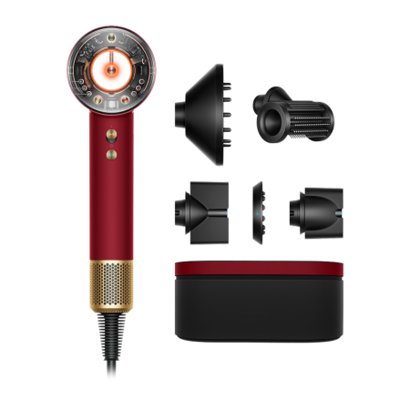 Фен Dyson Supersonic HD16 Nural Straight+Wavy - Red Velvet/Gold (493117-01)
