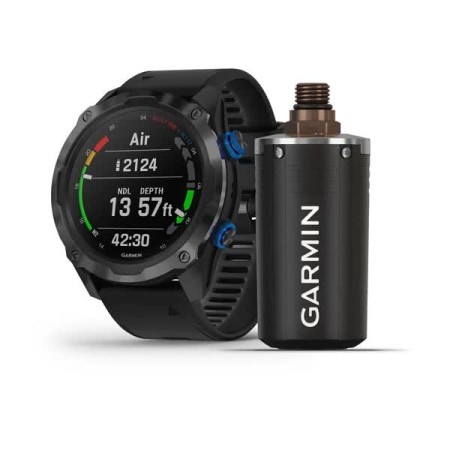 Смартгодинник Garmin Descent Mk2i Bundle Titanium Carbon Grey DLC with Silicone Band with Descent T1 (010-02132-13)