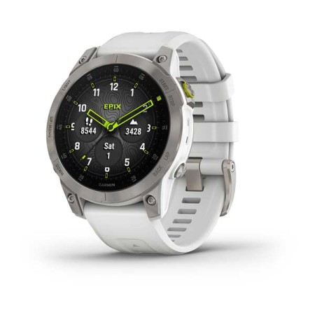 Смартгодинник Garmin Epix (Gen 2) Sapphire - White Titanium (010-02582-21)