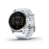 Смартгодинник Garmin Epix Pro (Gen 2) Standard Edition 42 mm Silver with Whitestone Band (010-02802-01)