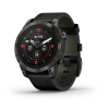 Смартгодинник Garmin Epix Pro (Gen 2) Sapphire Edition 47 mm Carbon Grey DLC Titanium with Black Leather Band (010-02803-30)