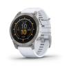 Смартгодинник Garmin Epix Pro (Gen 2) Sapphire Edition 47 mm Titanium with Whitestone Band (010-02803-21)