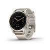 Смартгодинник Garmin Epix Pro (Gen 2) Sapphire Edition 42 mm Soft Gold with Cream Heathered Nylon Band (010-02802-20)