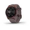 Смартгодинник Garmin Fenix 7S Sapphire Solar Dark Bronze Titanium with Shale Gray Band (010-02539-29) у Вінниці