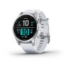 Смартгодинник Garmin Fenix 7S Silver with Whitestone Band (010-02539-03) у Миколаєві