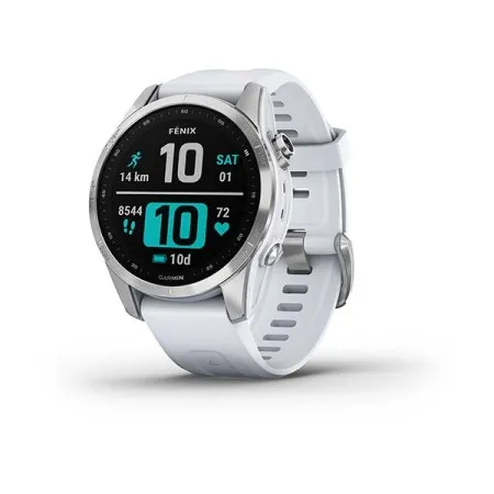 Смартгодинник Garmin Fenix 7S Silver with Whitestone Band (010-02539-03)  у Львові