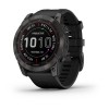 Смартгодинник Garmin Fenix 7X Sapphire Solar Carbon Gray DLC Titanium with Black Band (010-02541-11) у Харкові