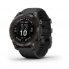 Смартгодинник Garmin Fenix 7 Pro Sapphire Solar Carbon Grey DLC Titanium with Black Band (010-02777-11) в Ужгороді