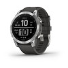 Смартгодинник Garmin Fenix 7 Silver with Graphite Band (010-02540-01) у Львові