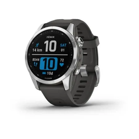 Смартгодинник Garmin Fenix 7S Silver with Graphite Band (010-02539-01)  у Львові