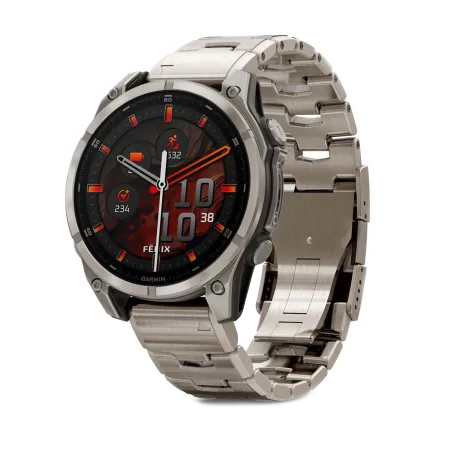 Смартгодинник Garmin Fenix 8 - 47 mm, AMOLED Sapphire, Titanium with slots Titanium (010-02904-40)