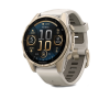 Смартгодинник Garmin Fenix 8 - 43 mm, AMOLED Sapphire, Soft Gold with Fog Gray/Dark Sandstone Silicone Band (010-02903-11) у Харкові