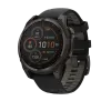 Смартгодинник Garmin Fenix 8 - 47 mm, Solar Sapphire, Carbon Gray DLC Titanium with Black/Pebble Gray Silicone Band (010-02906-11)