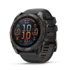 Смартгодинник Garmin Fenix 8 - 51 mm, AMOLED Sapphire, Carbon Gray DLC Titanium with Black/Pebble Gray Silicone Band (010-02905-21) у Чернівцях