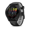 Смартгодинник Garmin Forerunner 265 Black Bezel and Case with Black/Powder Gray Silicone Band (010-02810-10) у Рівному