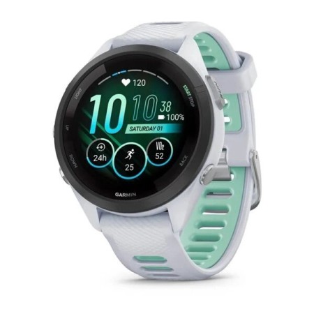 Смартгодинник Garmin Forerunner 265s Black Bezel with Whitestone Case and Whitestone/Neo Tropic Silicone Band (010-02810-14)  у Чернівцях