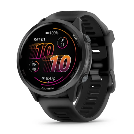 Смартгодинник Garmin Forerunner 570 - 47mm Slate Gray Aluminum with Translucent Black/Black Band (010-02971-00)