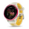 Смартгодинник Garmin Forerunner 570 - 42mm Raspberry Aluminum with Translucent Bone/Mango Band (010-02970-02)