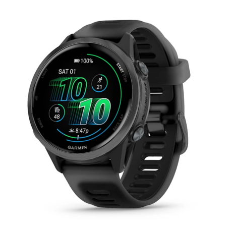 Смартгодинник Garmin Forerunner 570 - 42mm Slate Gray Aluminum with Translucent Black/Black Band (010-02970-00)  у Тернополі