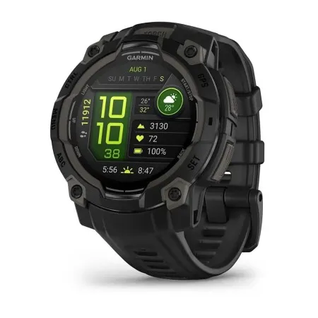 Смартгодинник Garmin Instinct 3 – 45 mm AMOLED Black with Black Band (010-02936-00)  у Чернівцях