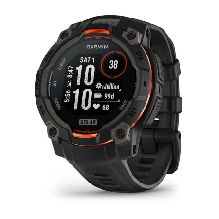 Смартгодинник Garmin Instinct 3 – 45 mm Solar Black with Black Band (010-02934-00)