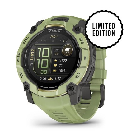 Смартгодинник Garmin Instinct 3 – 50 mm AMOLED Fern Green with Fern Green Band (010-03020-02)