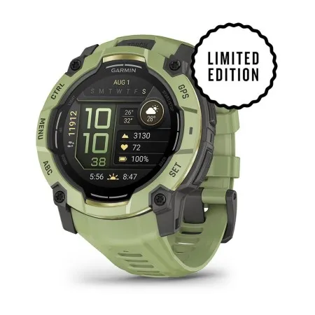 Смартгодинник Garmin Instinct 3 – 50 mm AMOLED Fern Green with Fern Green Band (010-03020-02)  у Чернівцях