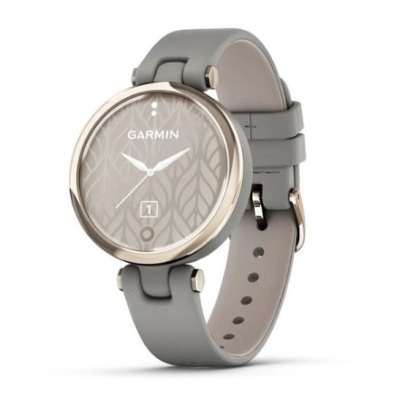Смартгодинник Garmin Lily Classic Cream Gold Bezel with Braloba Gray Case and Italian Leather Band (010-02384-B2)