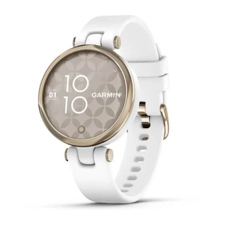 Смартгодинник Garmin Lily Sport Cream Gold Bezel with White Case and Silicone Band (010-02384-10)