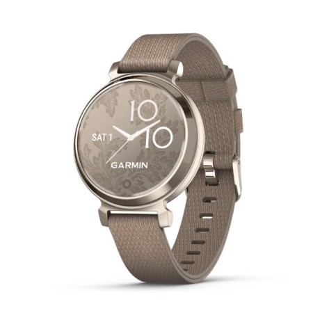 Смартгодинник Garmin Lily 2 Classic Cream Gold with Coffee Nylon Band (010-02839-14)
