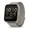 Смартгодинник Garmin Venu X1 Soft Gold with Titanium Caseback and French Gray Nylon Band (010-02980-09)  у Львові