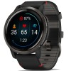 Смартгодинник Garmin Venu 2 Slate with Black Leather Band (010-02430-21)