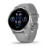 Смартгодинник Garmin Venu 2 Plus Silver Bezel with Powder Gray Case and Silicon Band (010-02496-10)