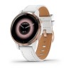 Смартгодинник Garmin Venu 2S Rose Gold with White Leather Band (010-02429-23)