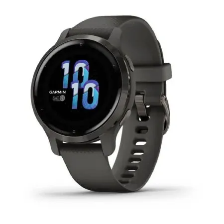 Смартгодинник Garmin Venu 2S Slate Bezel with Graphite Case and Silicone Band (010-02429-10)