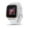 Смартгодинник Garmin Venu Sq 2 Cream Gold Aluminum Bezel with White Case and Silicone Band (010-02701-11)