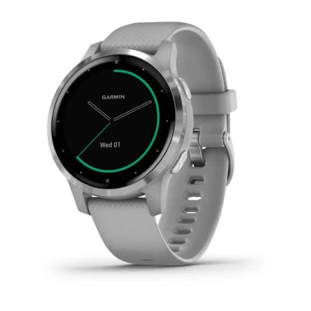 Смартгодинник Garmin Vivoactive 4S Powder Gray/Silver (010-02172-03)