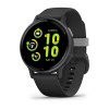 Смартгодинник Garmin Vivoactive 5 Slate Aluminum Bezel with Black Case and Silicone Band (010-02862-10)