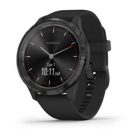 Смартгодинник Garmin Vivomove 3 Slate Bezel with Black Silicone Band (010-02239-01)