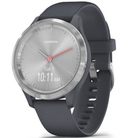 Смартгодинник Garmin Vivomove 3S Sport Silver-Blue Silicone (010-02238-20)