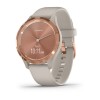 Смартгодинник Garmin Vivomove 3S Rose Gold Bezel with Light Sand and Silicone Band (010-02238-02)