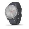 Смартгодинник Garmin Vivomove 3S Silver Bezel with Granite Blue and Silicone Band (010-02238-00)