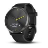 Смартгодинник Garmin Vivomove HR Sport Black with Black Silicone Band Large (010-01850-21)