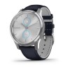 Смартгодинник Garmin Vivomove Luxe Silver-Blue Leather (010-02241-20) у Запоріжжі