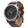 Смартгодинник Garmin Vivomove Premium Stainless Steel with Leather Band (010-01597-20)